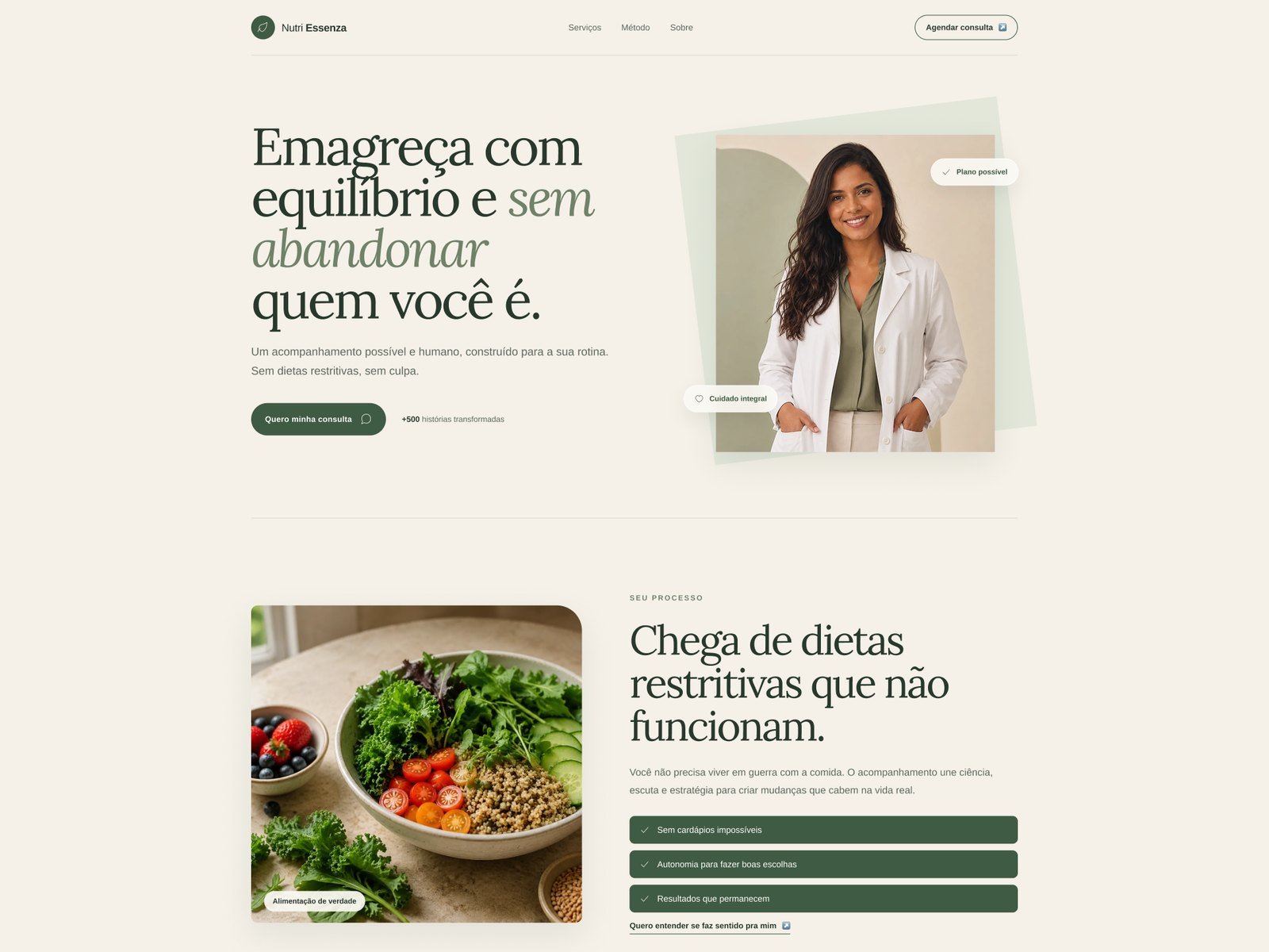 Site de Marina Nutricionista