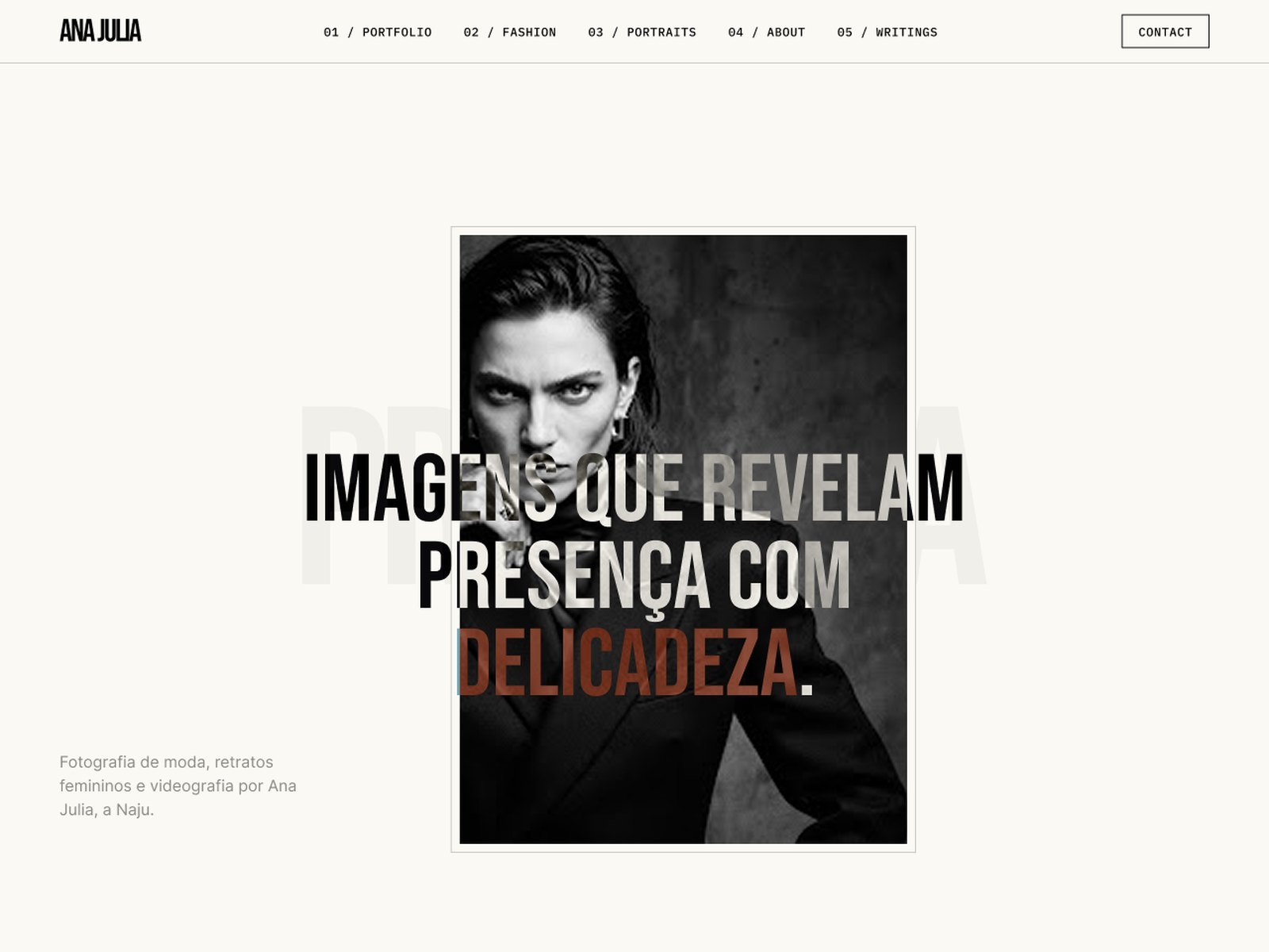 Site NAJU, fotografia editorial